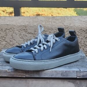 Aether Genesis Perforated Leather Sneakers Black 6.5